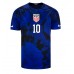Tanie Strój piłkarski Stany Zjednoczone Christian Pulisic #10 Koszulka Wyjazdowej MŚ 2022 Krótkie Rękawy